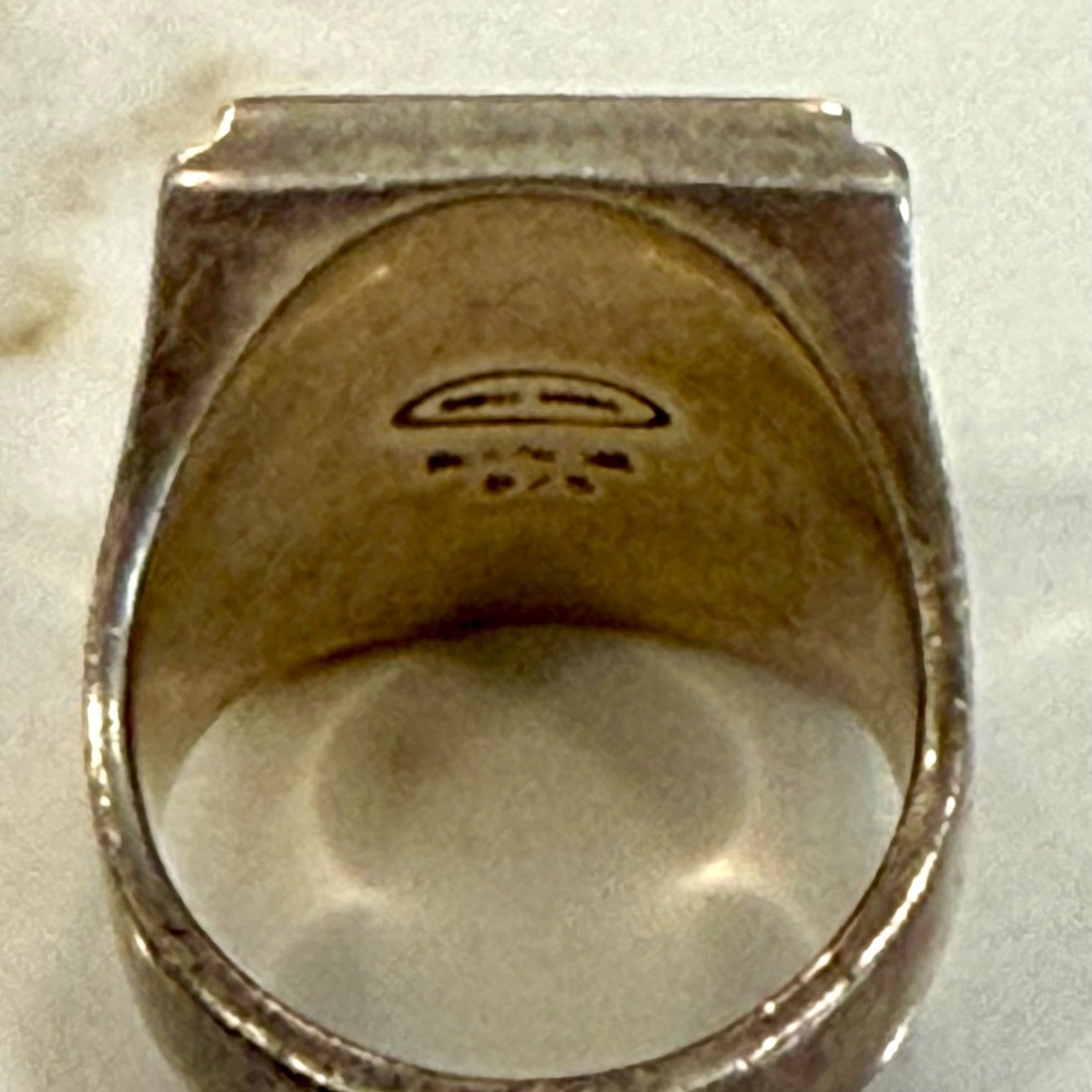 Lois Hill Elegant Silver Statement Ring - Size 6 - image 4